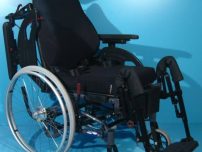 Scaun cu rotile handicap din aluminiu Netti /43 cm