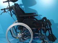 Scaun cu rotile handicap din aluminiu Netti /43 cm