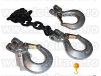 Carlige clevis cu siguranta grad 100 lanturi  macara