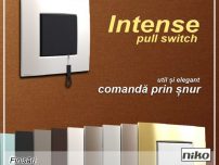 Intrerupator tip impuls, actionat cu snur - Gama Intense.