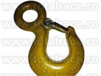 Carlig cu ochi si siguranta pentru chinga de ridicare
