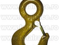 Carlig cu ochi si siguranta pentru chinga de ridicare