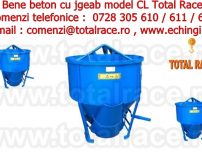 Bene pentru turnat beton cu furtun de cauciuc