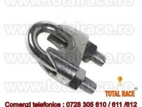 Brida zincata pentru cabluri cu diametru de la 5mm la 40mm