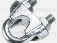 Brida zincata pentru cabluri cu diametru de la 5mm la 40mm