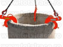 Dispozitive manevrare tuburi de beton