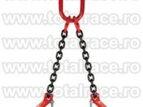 Echipament ridicare din lant 2 brate cu carlige rotative cu autoblocare