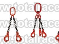 Echipament ridicare din lant 2 brate cu carlige rotative cu autoblocare