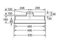 Hota BOSCH 50cm DHL545S ARGINTIU SIGILATA GARANTIE EMAG!