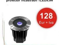 Proiector incastrabil in paviment - iluminat architectural cu LED