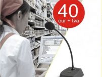 Consola microfonica difuzare anunturi/ paging hypermarket