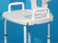 Scaun pentru dus cu spatar second hand B+B