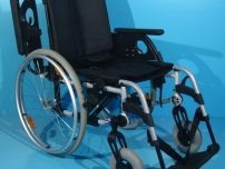 Fotoliu handicap din aluminiu/ latime sezut 45 cm