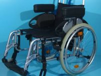 Fotoliu rulant din aluminiu Sopur / 46 cm