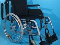 Scaun cu rotile din otel