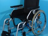 Scaun handicap cu roti mari pe spate second hand B+B / 42 cm