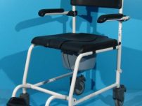 Scaun pentru WC si baie din aluminiu pentru handicap