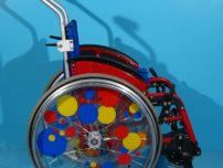 Scaun cu rotile activ copii din aluminiu Sopur / latime sezut 28 cm
