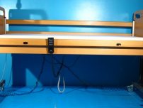 Pat electric pacienti cu trei sectiuni cu mici defecte + saltea cadou