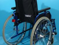 Scaun cu rotile cu cotiere reglabile Uniroll / sezut 43 cm