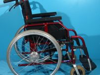 Scaun cu rotile pliabil second hand Dietz / sezut 45 cm