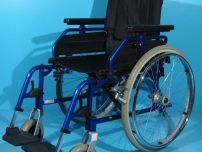 Rulant cu cotiere reglabile second Uniroll / sezut 43 cm