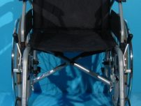 Scaun handicap second hand B+B cu cadru gri-45 cm