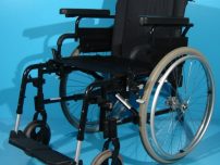 Scaun cu rotile second hand Invacare sezut aluminiu si otel