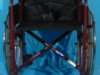Scaun cu rotile second hand-latime sezut 45 cm0