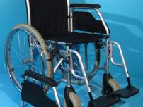 Scaun cu rotile second hand Meyra /latime sezut 38 cm.