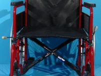 Scaun cu rotile second hand/latime sezut 54 cm.