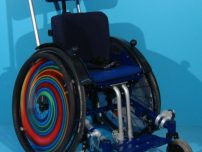 Scaun cu rotile activ pentru copii din aluminiu/latime sezut 28cm