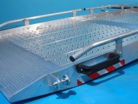 Rampa auto pliabila din aluminiu.