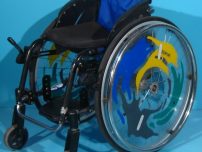 Scaun rulant activ din aluminiu pentru copii/latime sezut 32 cm